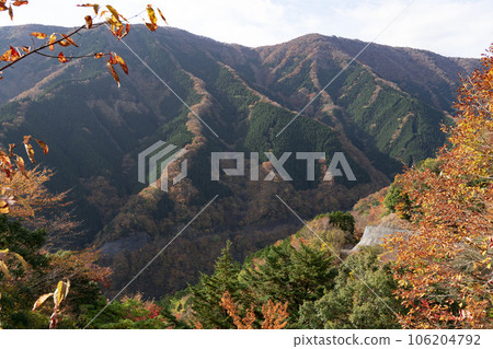 Omine, Nara Prefecture, Namego Valley with autumn colors Omine, Nara Prefecture, Namego Valley with autumn colors 106204792