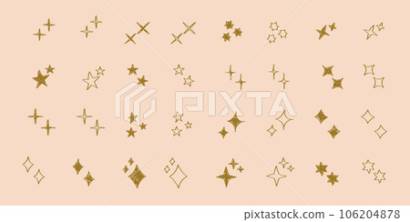 矢量閃光和星星集 106204878