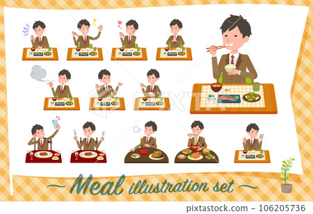 Set of blazer schoolboys on meals 106205736