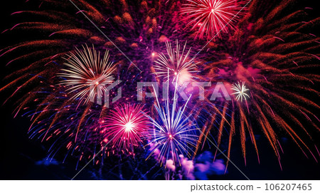 五彩繽紛的煙花 106207465