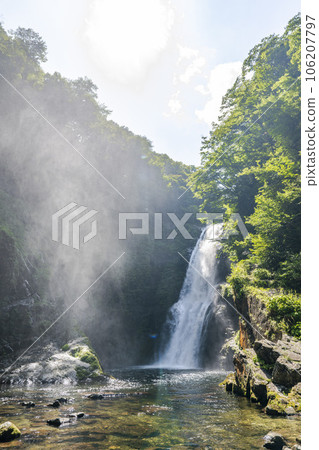 Natori River in summer, Akiu Otaki Falls, Sendai City, Miyagi Prefecture 106207797