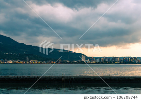 The beautiful sunset in Tamsui The beautiful sunset in Tamsui 106208744