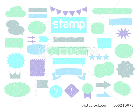 Set of stamp-like balloons 106210075