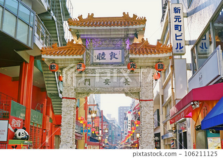 Kobe Motomachi Chinatown Nankinmachi Changan Gate Kobe Motomachi Chinatown Nankinmachi Changan Gate 106211125