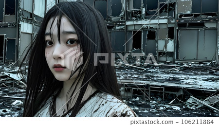 日本恐怖插畫《AI生成圖像》 日本恐怖插畫《AI生成圖像》 106211884