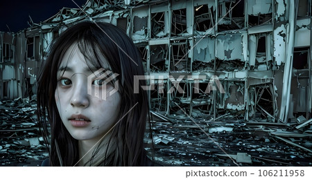 Japanese horror illustration "AI generated image" Japanese horror illustration "AI generated image" 106211958