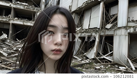 日本恐怖插畫《AI生成圖像》 106212081