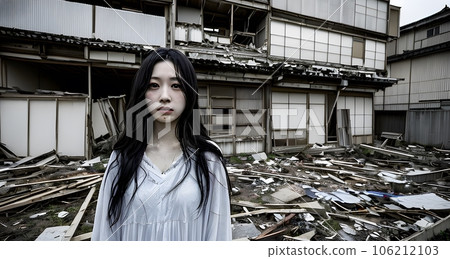 Japanese horror illustration "AI generated image" Japanese horror illustration "AI generated image" 106212103