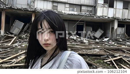 Japanese horror illustration "AI generated image" Japanese horror illustration "AI generated image" 106212104