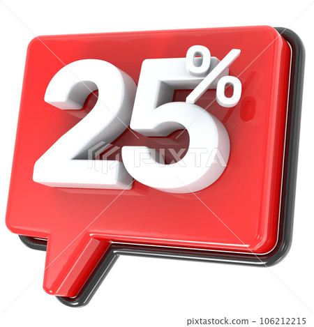 red plastic numbers on white 106212215