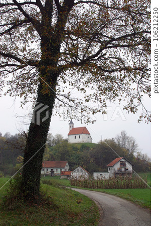 Beautiful small rural church in Croatia Beautiful small rural church in Croatia 106212250