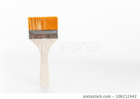 Brush placed on a white background. Brush placed on a white background. 106212442