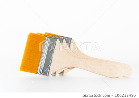 Brush placed on a white background. Brush placed on a white background. 106212450
