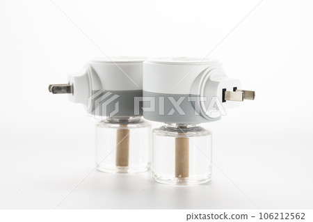 Mosquito coil placed on a white background. Mosquito coil placed on a white background. 106212562