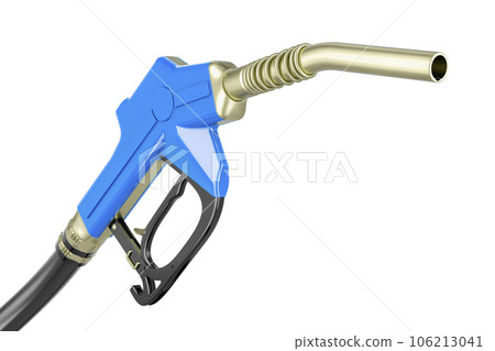 Gasoline pump nozzle, 3D rendering 106213041