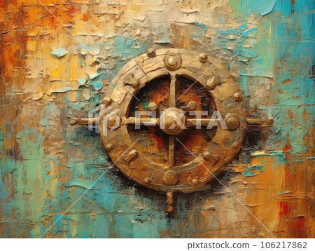 Painting ofsteer ship 106217862