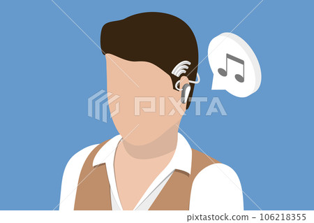 3D Isometric Flat Vector Conceptual Illustration of Bone Conduction Earphones 3D Isometric Flat Vector Conceptual Illustration of Bone Conduction Earphones 106218355