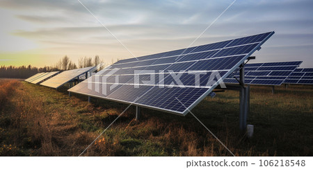 Green energy. Generative Ai Illustration. High quality illustration 106218548