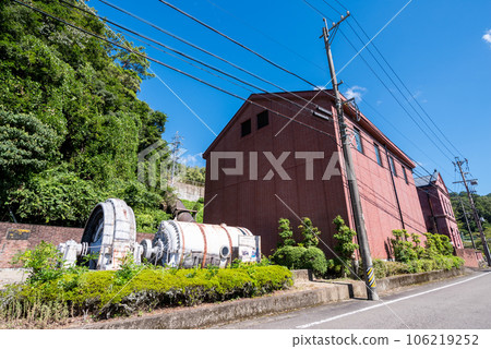 [長良川發電站] 紅磚發電站大樓和水輪機/發電機 106219252