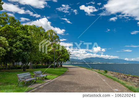 從大津湖濱渚公園眺望西湖 106220241