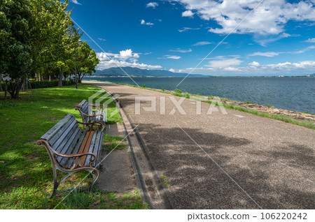 從大津湖濱渚公園眺望西湖 106220242