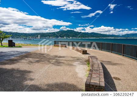 View of Lake West from Otsu Lakeside Nagisa Park 106220247