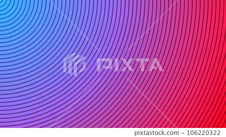 A pattern of curves with alternating color gradients. Abstract geometric colorful pattern for background. A pattern of curves with alternating color gradients. Abstract geometric colorful pattern for background. 106220322