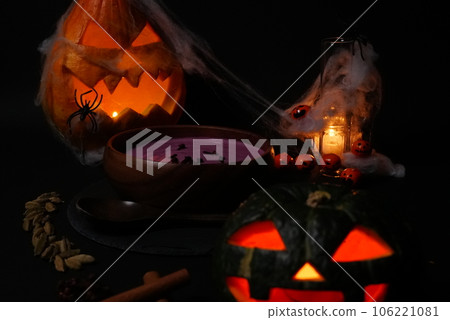 萬聖節不祥湯和南瓜燈 萬聖節不祥湯和南瓜燈 106221081
