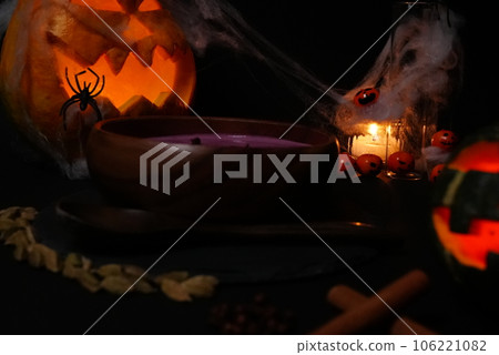 萬聖節不祥湯和南瓜燈 萬聖節不祥湯和南瓜燈 106221082