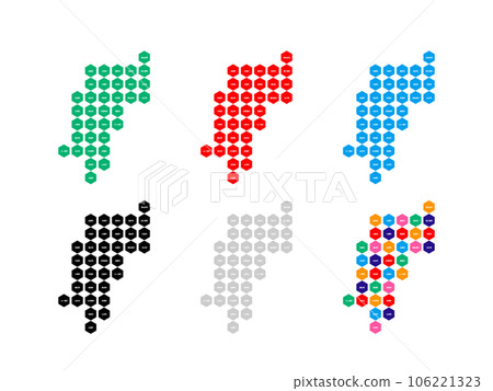 Municipal map _ Miyagi prefecture _ deformation-05 Municipal map _ Miyagi prefecture _ deformation-05 106221323