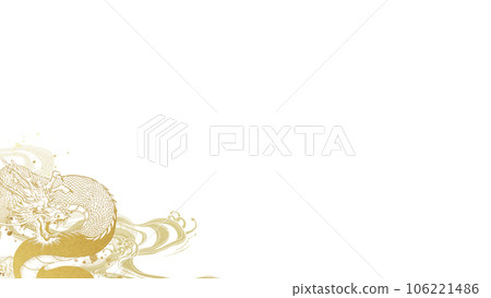 龍與波背景 106221486
