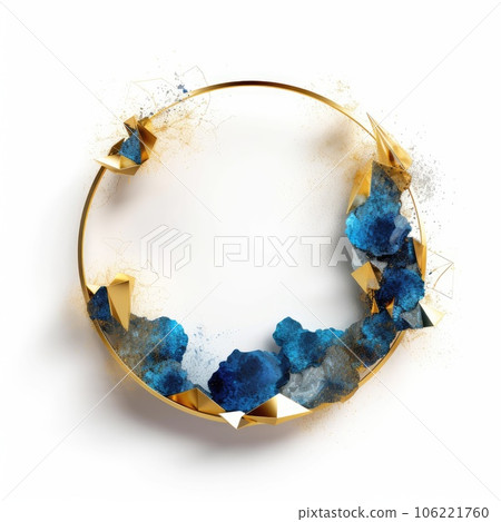 Artistic frame for design advertising placement and buzzy logo background 106221760