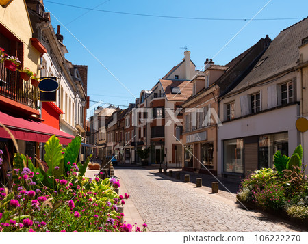 Peaceful streets of Sens, France 106222270