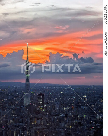 Sky Tree sunset 106222396
