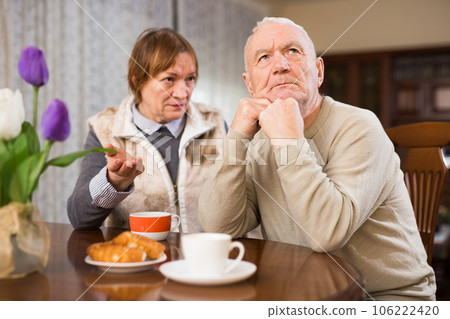 Husband and wife offended by each other 106222420