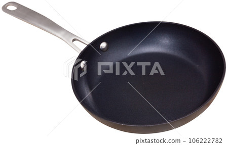 Small black enameled frying pan with long handle Small black enameled frying pan with long handle 106222782