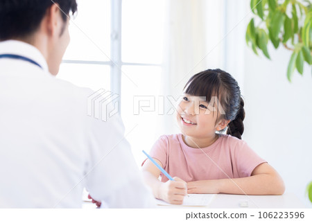 教育形象女孩學習 教育形象女孩學習 106223596