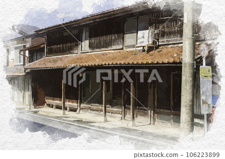 鳥取縣八津郡若狹町刈谷通水彩風格若狹旅館 106223899