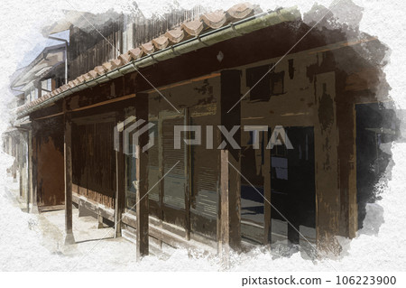 鳥取縣八津郡若狹町刈谷通水彩風格若狹旅館 106223900