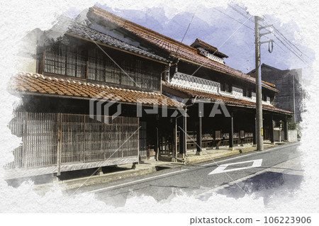 鳥取縣八津郡若狹町刈谷通水彩風格若狹旅館 106223906