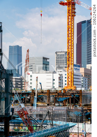 [東京] 高輪門戶站前的施工現場 106224264