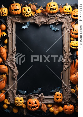 Halloween frame AI generated image AI image Halloween frame AI generated image AI image 106224313