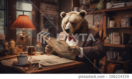 Bear Business: A Furry Executive's Morning Briefing Bear Business: A Furry Executive's Morning Briefing 106224339