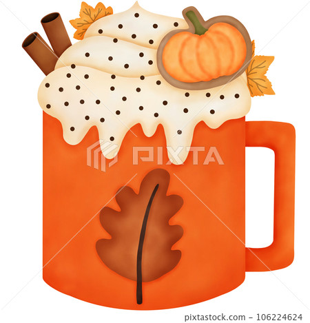 Watercolor Autumn Drinks Watercolor Autumn Drinks 106224624