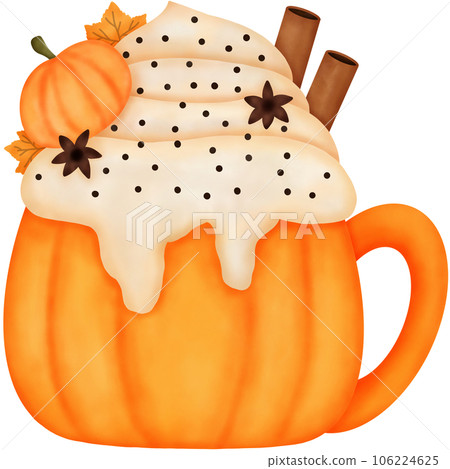 Watercolor Autumn Drinks Watercolor Autumn Drinks 106224625