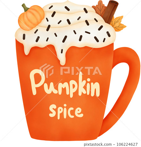 Watercolor Autumn Drinks Watercolor Autumn Drinks 106224627