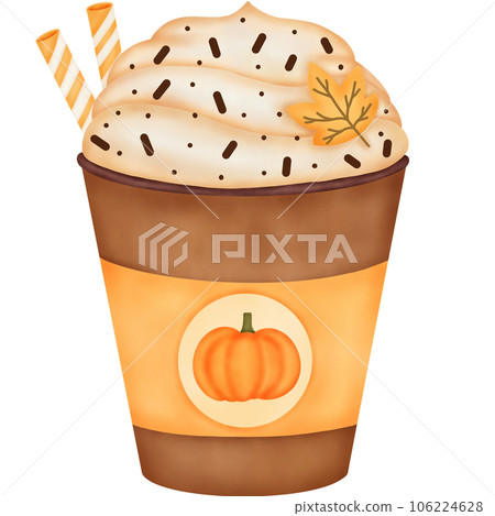 Watercolor Autumn Drinks Watercolor Autumn Drinks 106224628