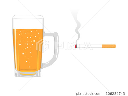 喝生啤酒和抽煙 106224743