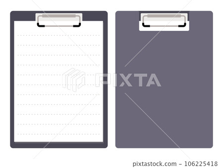 clipboard clip file binder vector illustration 106225418