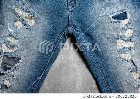 torn on blue jeans torn on blue jeans 106225826